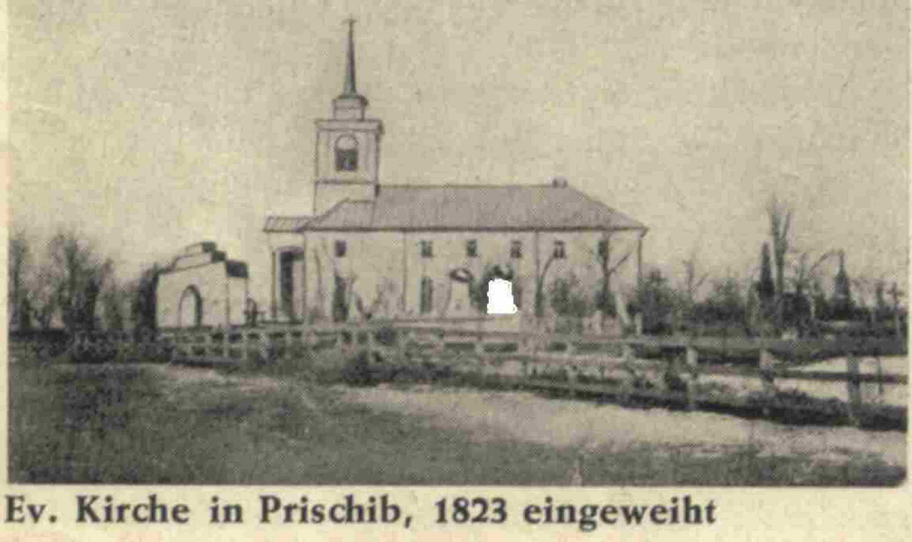 Kirche und Grabstätte Prieb