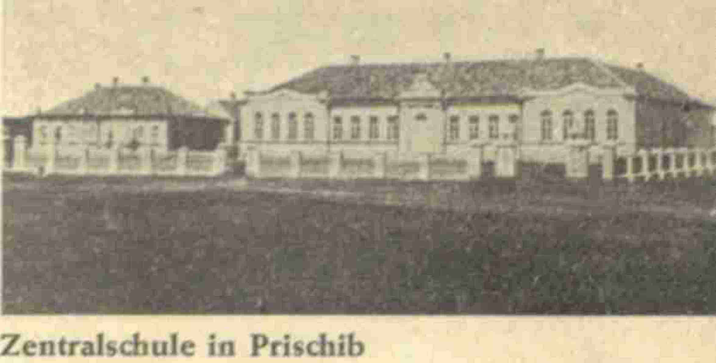 Prischiber Zentralschule, 1918.